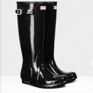 Hunter Black Rain Boots